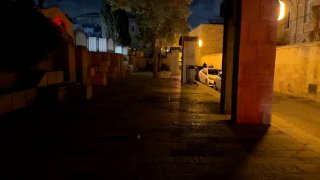 המואזין פיראס אל-קזז קרא לתפילה באל-אקצא ביום שישי, 18 במוחרם