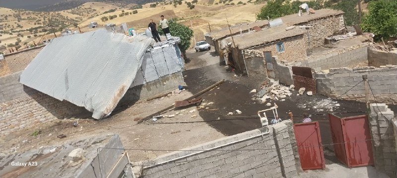هواشناسی شهرهای کوردنشین: 🗓۱۴۰۵/۰۶/۰۸خسارت طوفان در جوانروددر روستای یاری چندین تیربرق، سایه بان خانه‌ها و برخی دیوارها فرروریختن⭐️ هواشناسی شهرها