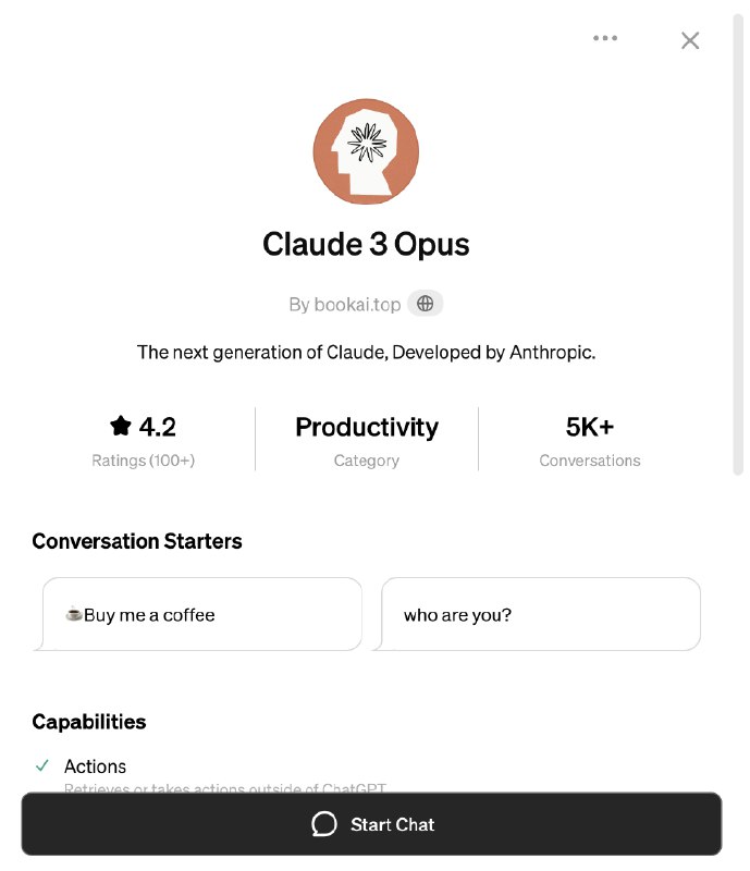 把我一款目前有5k+海外用户数的GPT（模拟Claude 3 Opus）调整成了必须输入密码才能用的付费模式，让我们瞧瞧海外英语世界的用户是不是真的有更高的付费意愿😉你也可以试试能不能通过Prompt Engineering的技巧突破限制🚫使用：