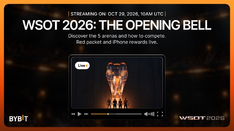 מוכנים לצלול לתוך WSOT 2026? הצטרפו אלינו ביום חמישי ל- Livestream שוברים את כל מה שאתם צריכים לדעת על התחר…