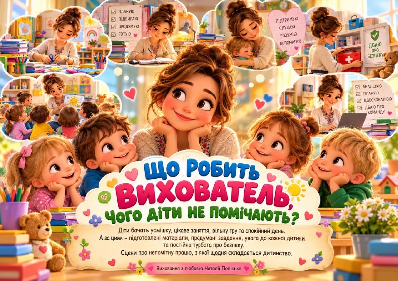 Image from a post by ВИХОВАННЯ З ЛЮБОВ'Ю💕