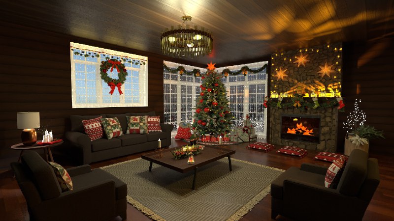 The Holiday Season Has Arrived! Here are 3 Christmas-inspired homes to spark some new ideas or boost your festive mood! Project 1 Link Can you gues... - изображение 3 - project, link, holiday