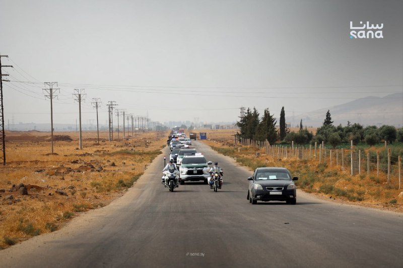 הלווייתם של קורבנות התקיפות האוויריות של ירדן החלה, מבית החולים הצבאי אל-סנמיין לעיירה אל-טאף באזור אל-לג'א…