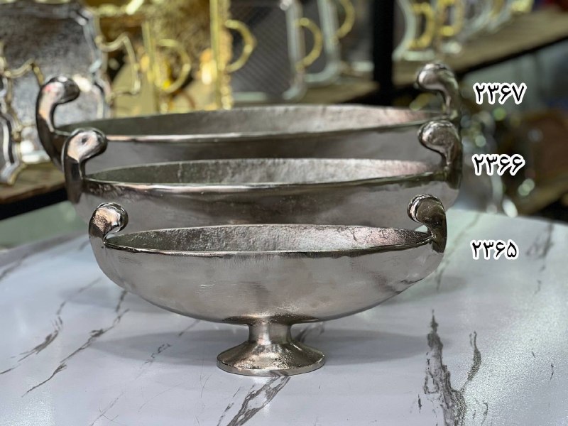 Best decor: ⚜️ مات کشکول دسته دار بزرگ کد ۲۳۶۷s قیمت ۵۲۰۰ تومانارتفاع: ۲۳طول: ۶۰عرض:۱۷⚜️ مات کشکول دسته دار متوسط کد ۲۳۶۶s قیمت ۴ تو