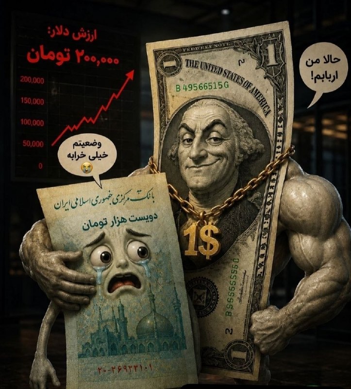 کانال خبری اقتصادی: 🔸دلار رسما به 200هزار تومان رسید