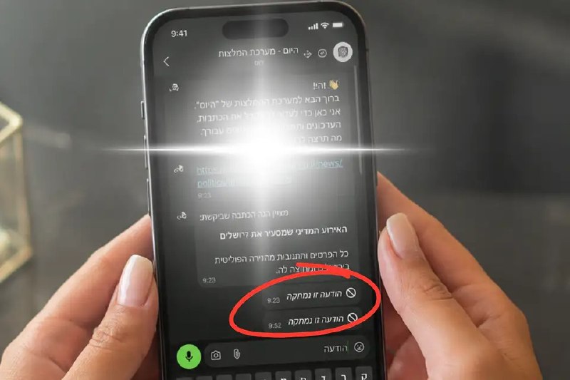 שלחו לכם הודעה בוואטסאפ ומחקו? יש לכם דרך לראות אותה >>