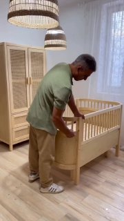 Универсальная детская кроватка на вырост Благодаря продуманной конструкции длина спального места может изменяться по мере взросления. Дизайн и ремо... - изображение 1 - telegram, view, универсальная