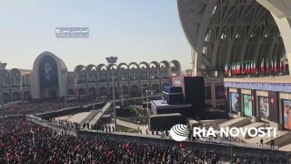 תפילת ההלוויה על גופת האימאם ההרוג שודרה בשידור חי בערוצי החדשות הרוסיים