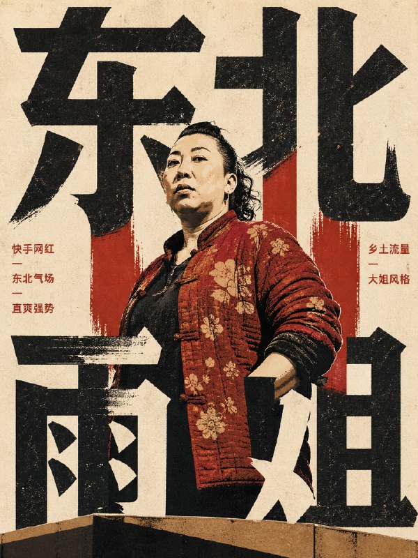 以昨天那组GPT-Image-2的大字海报为基础，改了一个支持肖像版本的人物海报出来，样式比较百搭，而且自适应各种风格，在个性化部分增减几个关键词就能得到很好的多样性结果