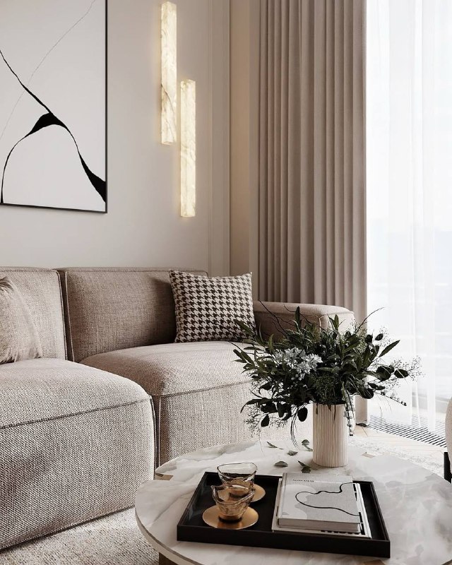 Стильная кухня-гостиная в приятной цветовой гамме. Дизайнер - Лидия Большакова - изображение 10 - стильная, кухня, гостиная