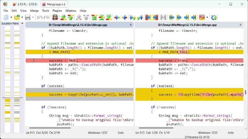 #文件对比😞 免费文件对比工具 | WinMergeWinMerge 是一个适用于 Windows 的开源文件对比工具