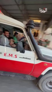 נהרג ונפצע מהפצצת כיבוש, חדר ב"בית החולים סעיד תימן" בצפון רצועת עזה.