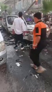 מבט מקרוב על אתר הפיצוץ