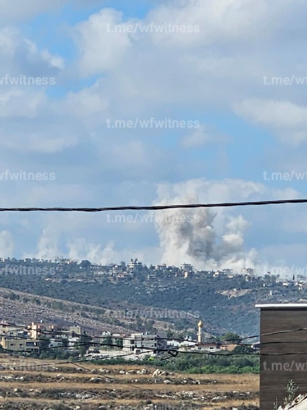 ️🇱🇧🇮🇱 פיצוץ ישראלי נוסף נצפה במנסורי, דרום לבנון.
