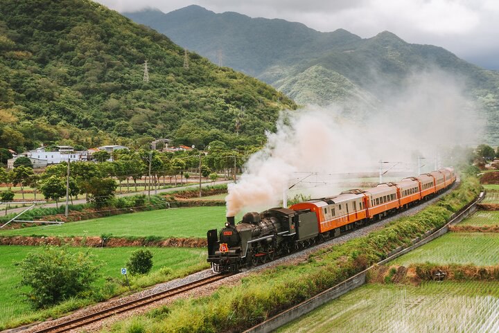 花東夏日追火車 仲夏寶島號與多良車站藍皮車