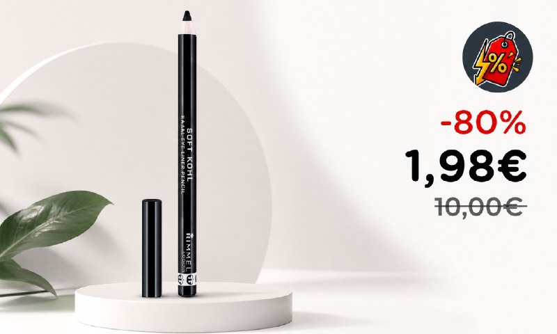 Offerta Imperdibile: Rimmel London Matita Occhi Soft Kohl Kajal Jet Black a 1,98€!