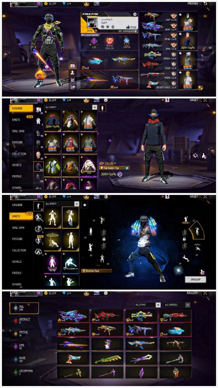دنیای اکانت فری فایر freefire: 9800. Gh