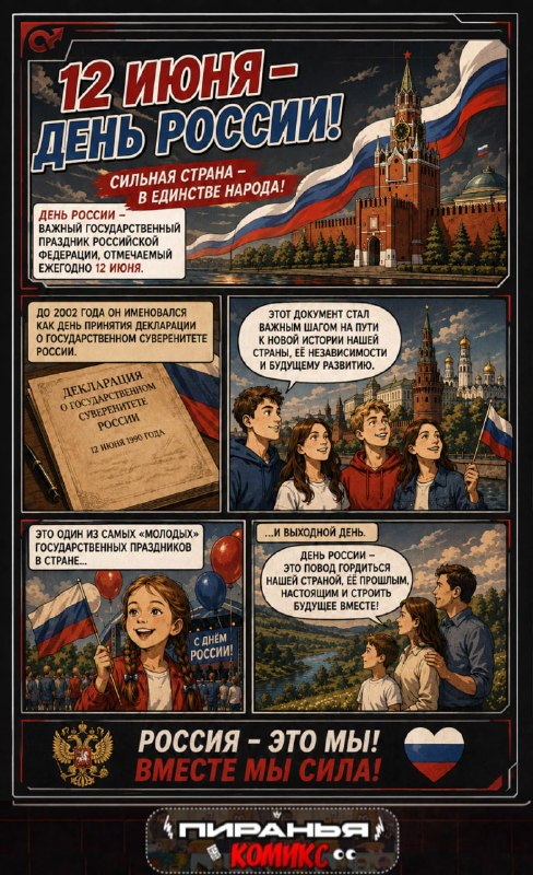 Продолжаем радовать вас нашими комиксами! Мы работаем без