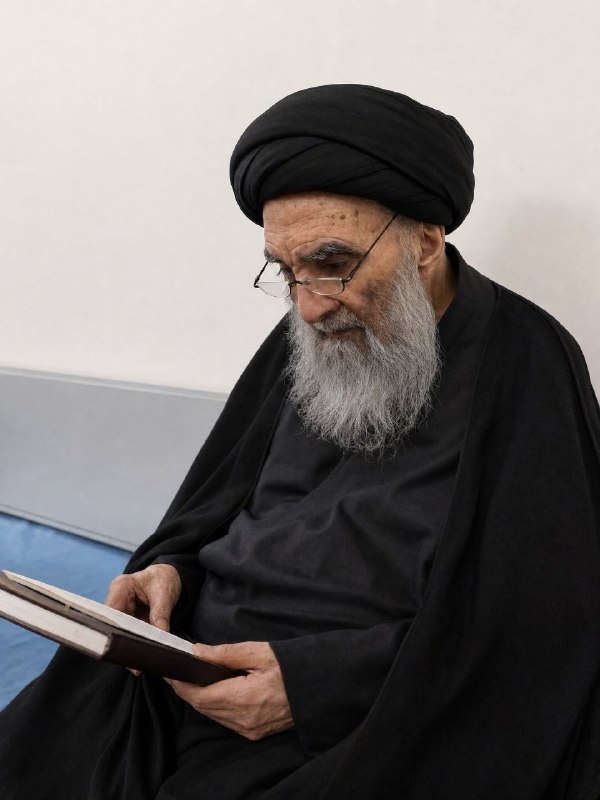 Tabnak | تابناک: جدیدترین تصویر آیت الله سیستانی🔹جدیدترین تصویر از مرجع عالیقدر آیت الله العظمی سید علی الحسینی سیستانی (دامت ظله) به منا