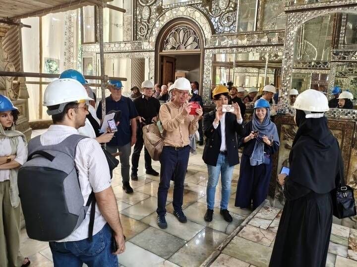 עיתונאים בינלאומיים ביקרו באתר מורשת עולמית שניזוק בתקיפות ארה"ב וישראל