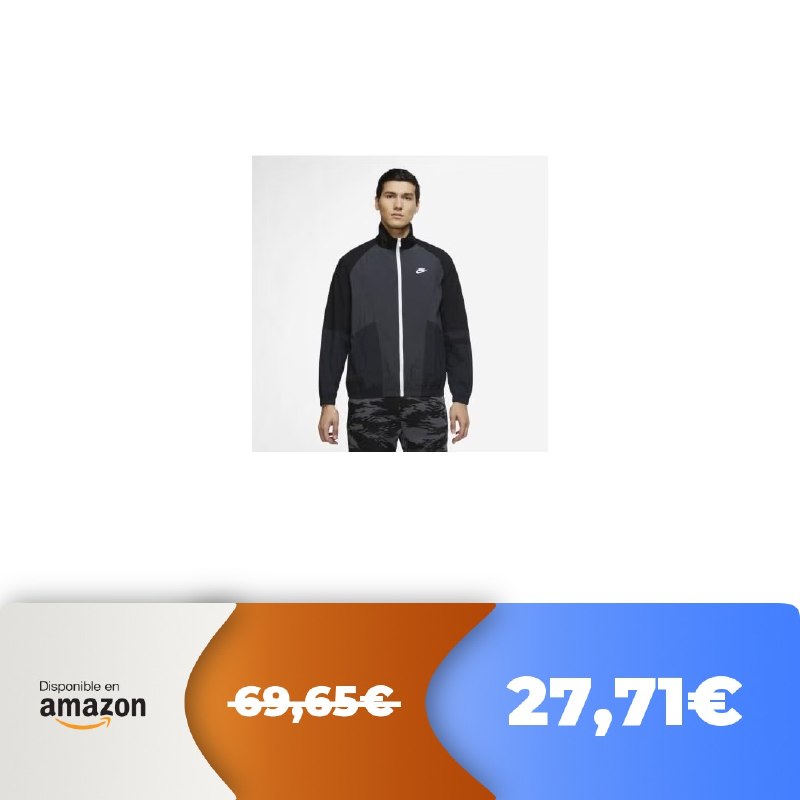 🔥 NIKE M Nsw Trend Ul Jkt Chaqueta, Hombre  😱 -60%! MEGAprecio! ¡Mínimo históric