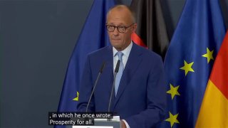 German Chancellor Merz: