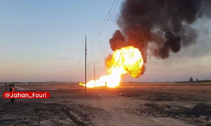 جهان بینالملل فوری🌍: انفجار خط صادرات گاز سوریه؛ فعالیت چند نیروگاه برق مختل شد🔹شرکت نفت سوریه از انفجار خرابکارانه و عمدی در خط صادرات گاز ا
