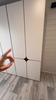 Скрытые ручки для шкафа Лаконичное решение для ЛДСП фигурный вырез на фасаде с цветной вставкой вместо привычной фурнитуры Дизайн и ремонт Please o... - изображение 1 - telegram, view, скрытые
