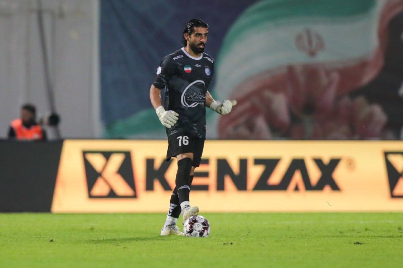 Esteghlal Twitter: ۲ بازی و ۲ کلین‌شیت دیشب هم چندتا سیو خوب داشت..👌🏻🔥#mamadinho @Esteghlaal_twitter💙