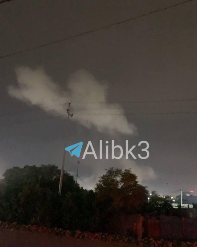 Smoke plumes rise after targeting Iranian opposition sites in Erbil.