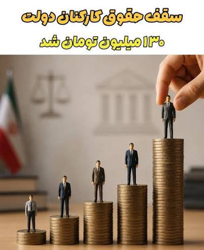 کانال گرگانی ها: ⭕️سقف حقوق کارکنان دولت ۱۳۰ میلیون تومانمعاون سازمان اداری و استخدامی:🔹کف حقوق کارکنان دولت در سال جاری را ۱۸ میلیون و ۷