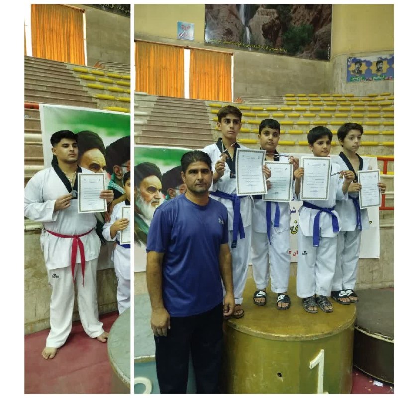 بازی دراز: 🏆🥋 درخشش تکواندوکاران سرپلذهابی در مسابقات استان کرمانشاه🔹 تکواندوکاران شایسته سرپلذهاب با کسب یک مدال نقره و چهار مدا