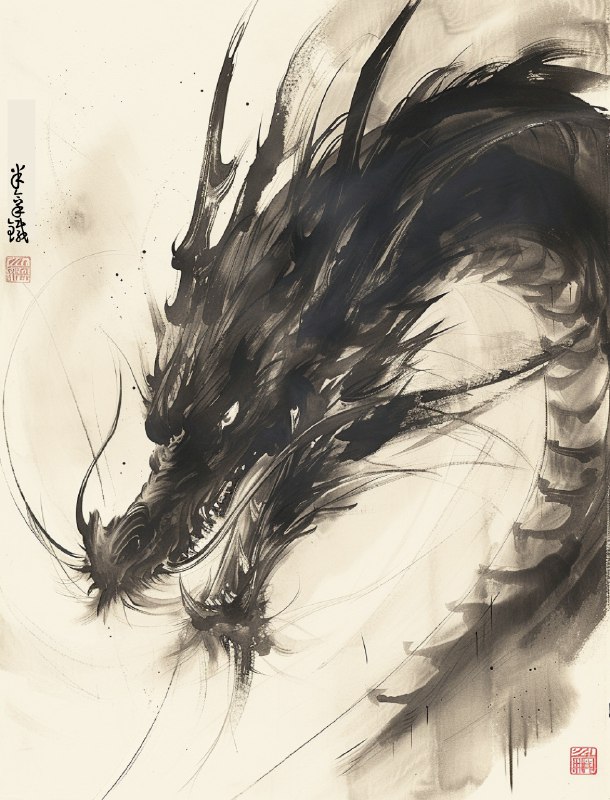 花时间做了几个龙年的图，可惜发现做不成封面了