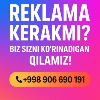 KASBI REKLAMA VA EʼLONLAR