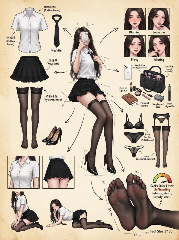 【37码的脚与suffocating的香｜轻熟暗黑风】“穿搭不只是穿衣服，更是一场材质的对话