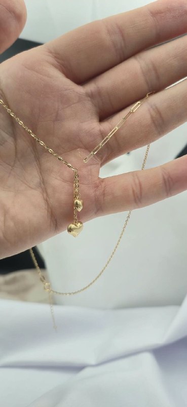 طلا و جواهر زرسرا (طلا کم اجرت): 😍 موجود در شعبه تهران 😍گردنی نو۲ گرماجرت فقط ۱۲درصد ❌ فی طلا ۱۹۲۸۰قیمت 43/180/000جهت سفارش و ارتباط با ما👉@zKhashei👉 091