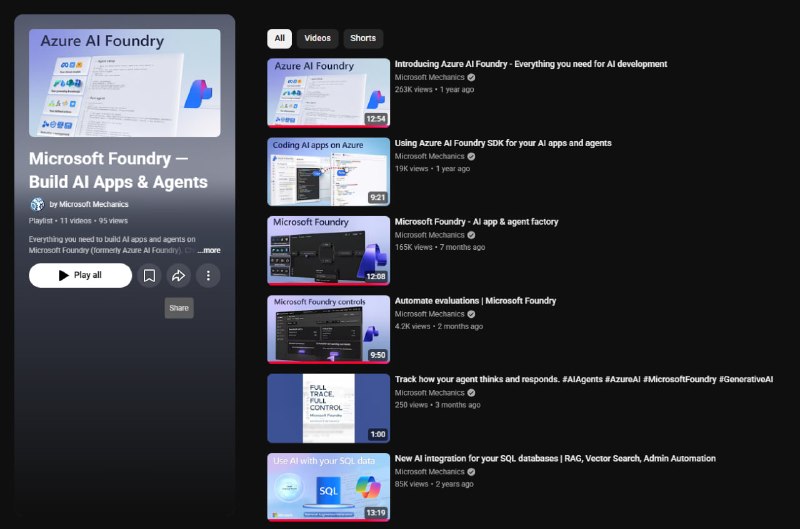 DLeX: AI Python: پلی لیست (دوره) مایکروسافت فاندری : 👉 @ai_python 🦁 ☀️https://youtube.com/playlist?list=PLddYLT18-Pw8&si=fobVudlHF7U4oXWN