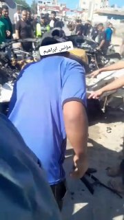 ¦ מיקום התקיפה שכיוונה רכב במחנה הפליטים אל-מגאזי במרכז רצועת עזה.