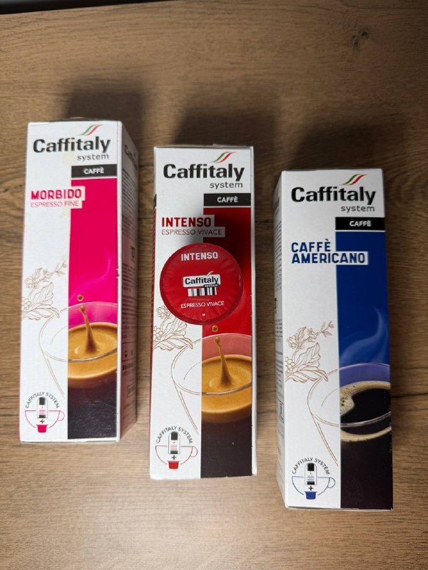 Продам 3 упаковки кофе капсул Caffitaly