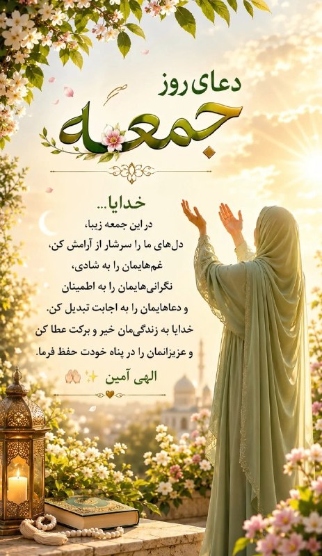 ذڪـر رۅزانـہ: 🟡 امروز جمعه ۶ شهریور ۱۴۰۵🕋 اوقات شرعی به افق تهران:▫️ اذان صبح: ۰۴:۰۵▫️ اذان ظهر: ۱۲:۰۶▫️ اذان مغرب: ۱۸:۵۶