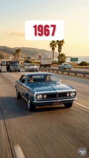 🎥 See the evolution of the Chevrolet Camaro (1967-2025)