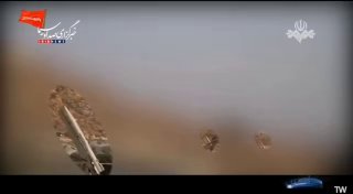 הרגע בו שוגרו טילי היידריה האיראניים לעבר בסיסי האויב האמריקני שהרג ילדים באזור.
