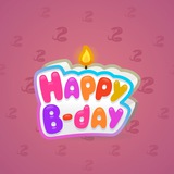 B-Day Candle #148