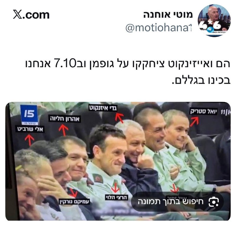 🇮🇱 צוחק מי שצוחק אחרון. הם לא מתקרבים לקרסוליים של גופמן. מפעל הקונספצייה העלוב של לובשי המדים.