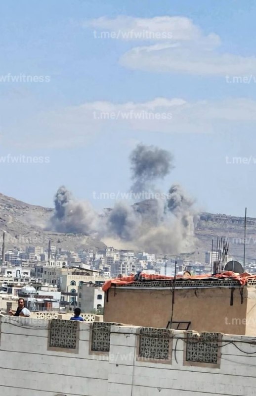 ️🏴󠁧󠁢󠁥󠁮󠁧🇸🇹 Additional photos from Sana'a showing the renewed airstrikes.