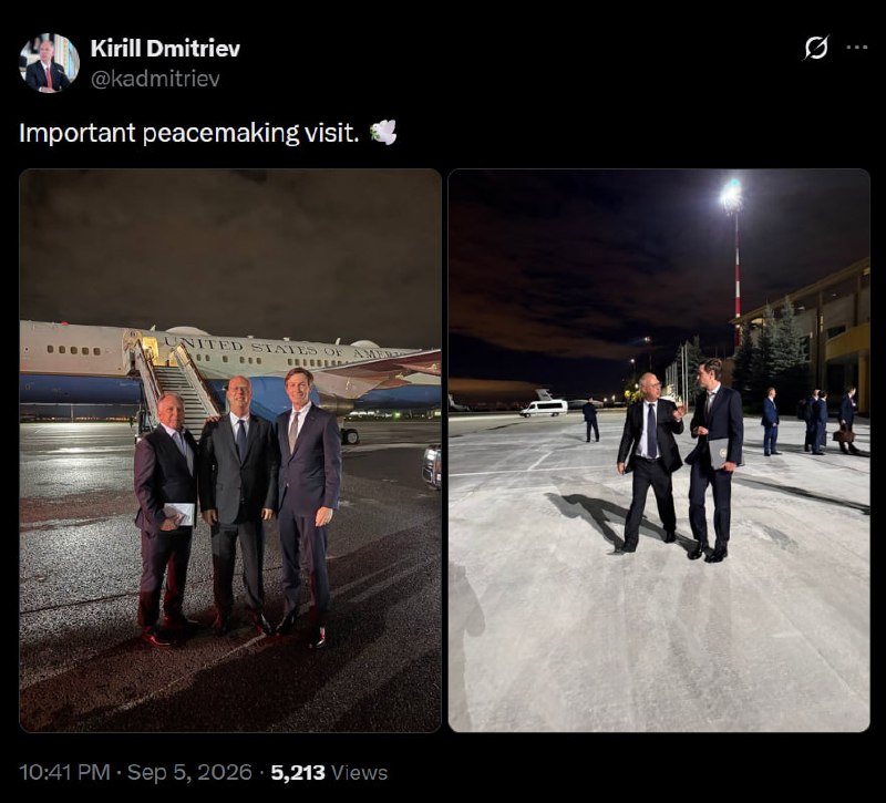 ‌‌‌اخبار ایران ✔: ⭕️ نماینده روسیه در توییتر: یک سفر مهم برای ایجاد صلح.❤️ 🌐 @akhbarr_ir