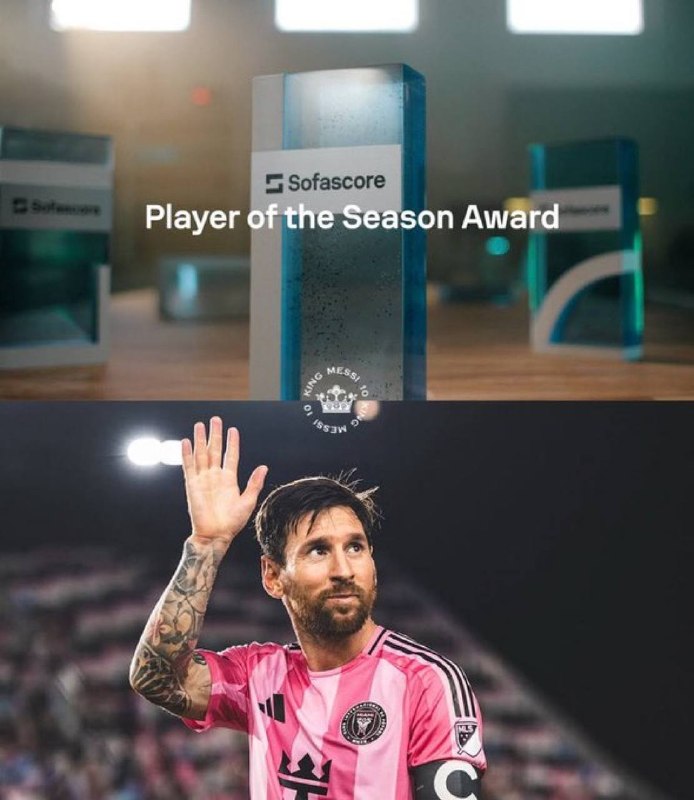 Leo Messi Lovers | آرژانتین: ⚽️ سوفا اسکور :لئو مسی با ۸ جایزه POTS (بهترین بازیکن فصل) در لیگ‌های مختلف، رکوردداره :۸ – لئو مسی 🐐۵ – جیمز تاورنیر۵ –