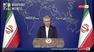️🇮🇷🇺🇸 דובר שר החוץ האיראני Esmaeil Bakaei בנוגע למשא ומתן עם ארה"ב:
