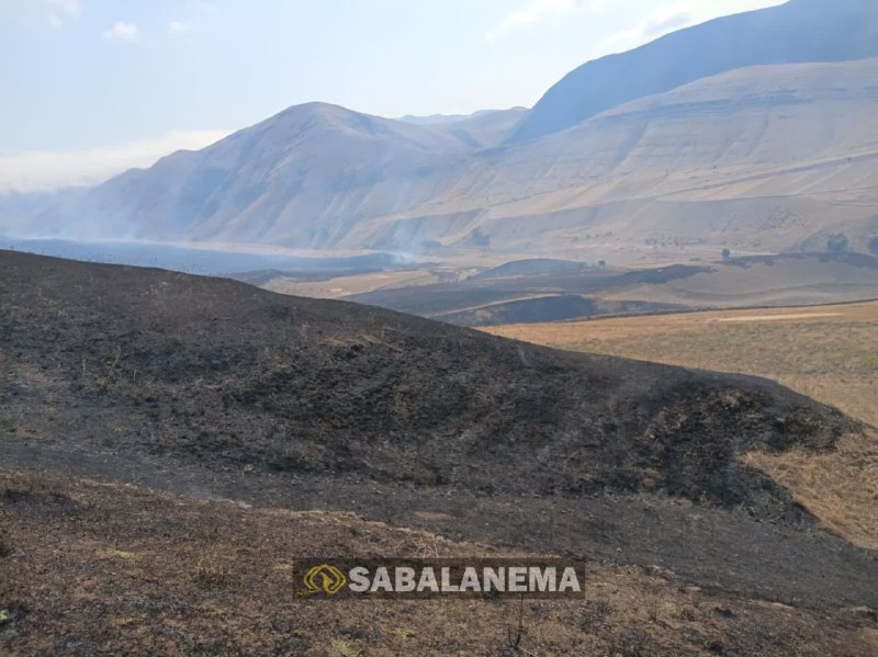 سبلان ما: 📸نامهربانی با طبیعت؛ آتشسوزی مراتع روستای شاوون🔹نامهربانی با طبیعت منجر به آتشسوزی مراتع روستای شاوون شهرستان گرمی شد؛