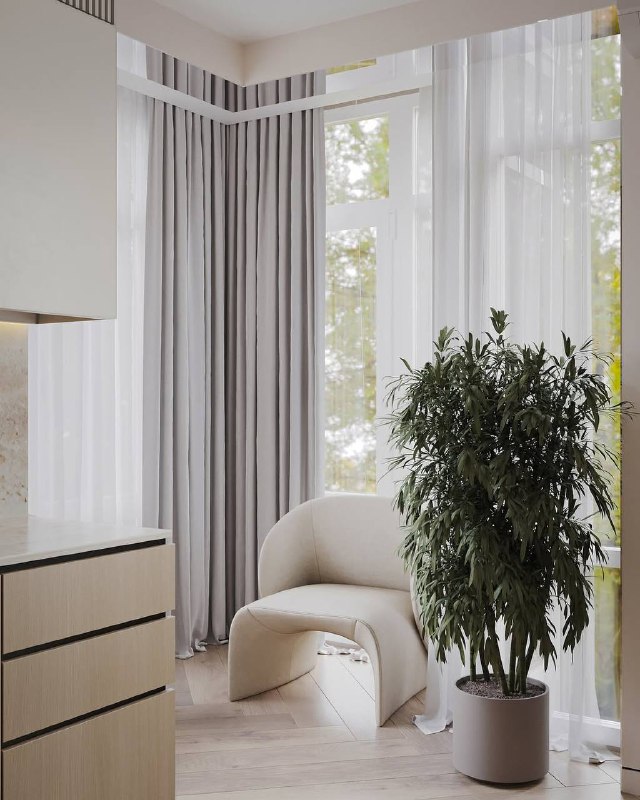 Прихожая и кухня-гостиная с одного проекта в шикарной цветовой гамме. Дизайнер - Ксения Костарная - изображение 5 - прихожая, кухня, гостиная